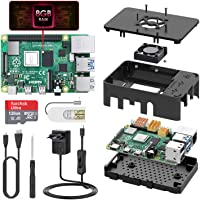 Los mejores  - TICTID Raspberry Pi 4 Modelo B 8GB Kit- Versión Actualizada de Raspberry pi 3 con Tarjeta MicroSD de 128GB- Adaptador…